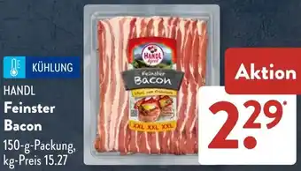 Aldi Süd HANDL Feinster Bacon Angebot
