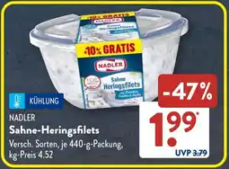 Aldi Süd NADLER Sahne-Heringsfilets Angebot