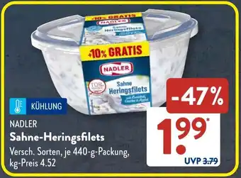 Aldi Süd NADLER Sahne-Heringsfilets Angebot