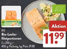 Aldi Süd Bio-Lachsfiletportionen Angebot
