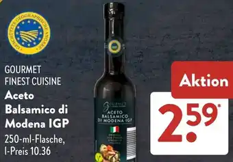 Aldi Süd GOURMET FINEST CUISINE Aceto Balsamico di Modena IGP Angebot