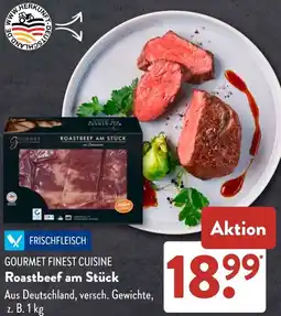 Aldi Süd GOURMET FINEST CUISINE Roastbeef am Stück Angebot