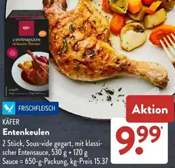 Aldi Süd KÄFER Entenkeulen Angebot