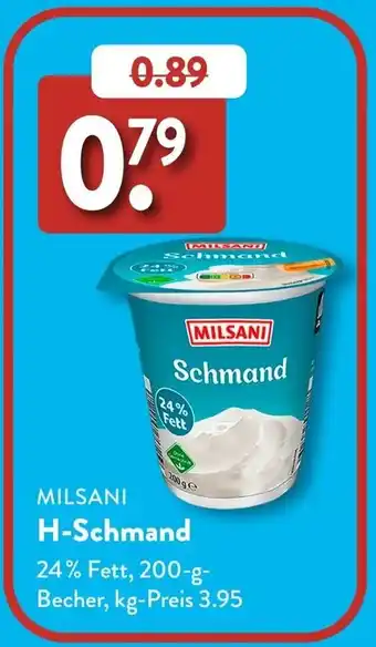 Aldi Süd MILSANI H-Schmand Angebot
