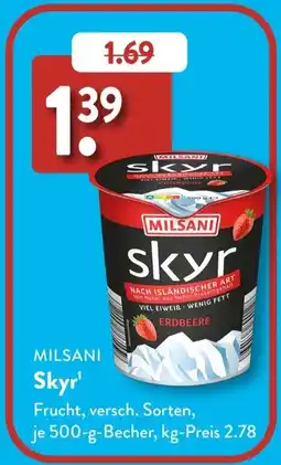 Aldi Süd MILSANI Skyr Angebot