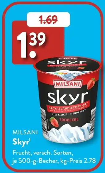Aldi Süd MILSANI Skyr Angebot