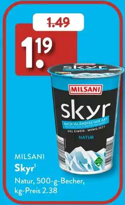 Aldi Süd MILSANI Skyr Angebot