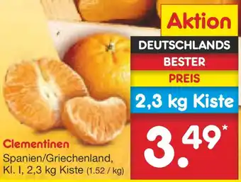 Netto Marken-Discount Clementinen Angebot