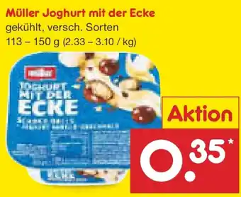 Netto Marken-Discount Müller Joghurt mit der Ecke Angebot