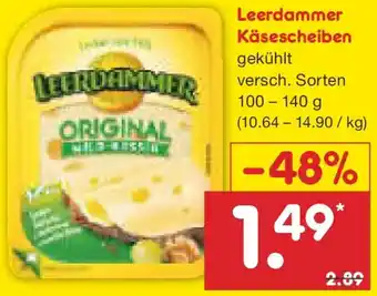 Netto Marken-Discount Leerdammer Käsescheiben Angebot