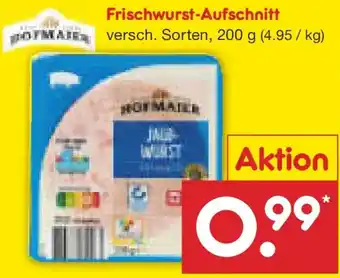 Netto Marken-Discount Frischwurst-Aufschnitt Angebot