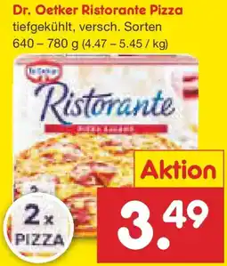 Netto Marken-Discount Dr. Oetker Ristorante Pizza Angebot