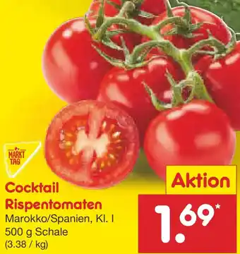 Netto Marken-Discount MARKT TAG Cocktail Rispentomaten Angebot