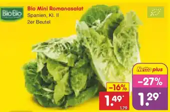 Netto Marken-Discount Bio Mini Romanasalat Angebot