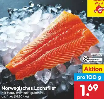 Netto Marken-Discount Norwegisches Lachsfilet Angebot