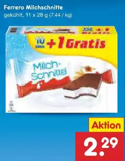 Netto Marken-Discount Ferrero Milchschnitte Angebot