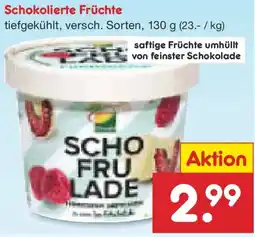 Netto Marken-Discount Schokolierte Früchte Angebot