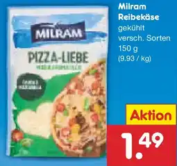 Netto Marken-Discount Milram Reibekäse Angebot