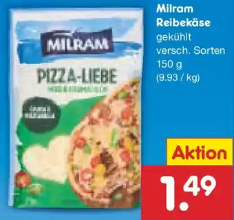 Netto Marken-Discount Milram Reibekäse Angebot