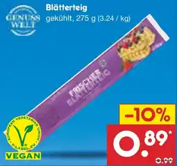 Netto Marken-Discount Blätterteig Angebot