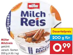 Netto Marken-Discount Müller Milchreis Angebot