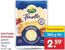 Netto Marken-Discount Arla Finello Gratinkäse Angebot