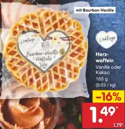 Netto Marken-Discount Herzwaffeln Angebot