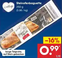 Netto Marken-Discount Steinofenbaguette Angebot