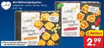 Netto Marken-Discount Mini Blätterteighäppchen Angebot