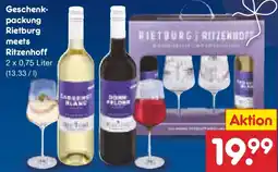 Netto Marken-Discount Geschenkpackung Rietburg meets Ritzenhoff Angebot