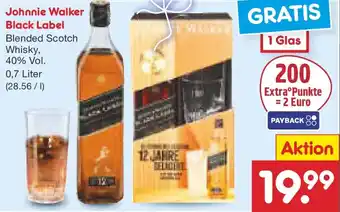 Netto Marken-Discount Johnnie Walker Black Label Angebot