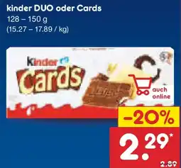 Netto Marken-Discount kinder DUO oder Cards Angebot