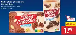 Netto Marken-Discount Nestle Choco Crossies oder Choclait Chips Angebot