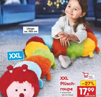 Netto Marken-Discount XXL Plüschraupe Angebot