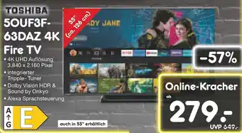 Netto Marken-Discount TOSHIBA 50UF3F- 63DAZ 4K Fire TV Angebot