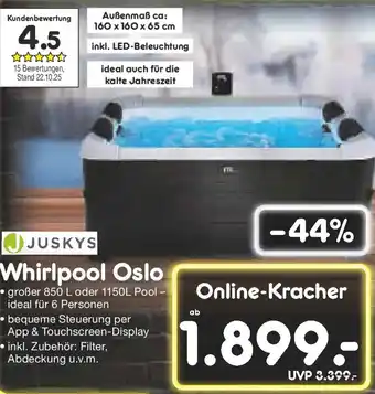 Netto Marken-Discount JUSKYS Whirlpool Oslo Angebot