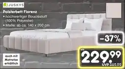 Netto Marken-Discount JUSKYS Polsterbett Florenz Angebot