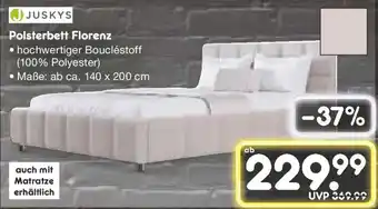 Netto Marken-Discount JUSKYS Polsterbett Florenz Angebot