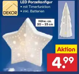 Netto Marken-Discount DEKOR LED Porzellanfigur Angebot