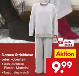 Netto Marken-Discount Damen Strickhose oder -oberteil Angebot