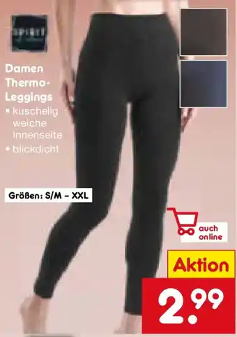 Netto Marken-Discount Damen Thermo Leggings Angebot