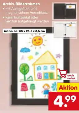 Netto Marken-Discount Archiv-Bilderrahmen Angebot