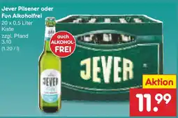 Netto Marken-Discount Jever Pilsener oder Fun Alkoholfrei Angebot