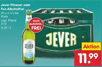 Netto Marken-Discount Jever Pilsener oder Fun Alkoholfrei Angebot