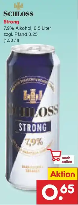Netto Marken-Discount SCHLOSS Strong Angebot