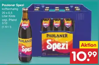 Netto Marken-Discount Paulaner Spezi Angebot