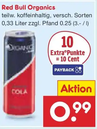 Netto Marken-Discount Red Bull Organics Angebot