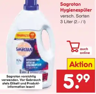 Netto Marken-Discount Sagrotan Hygienespüler Angebot