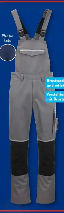 Aldi Süd Topcraft Arbeitsbekleidung Arbeitslatzhose Angebot