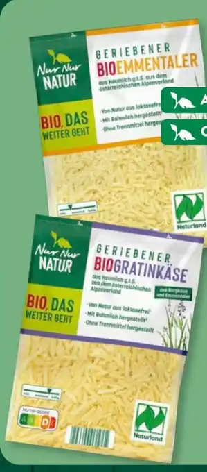 Aldi Süd Nur Natur Bio-Reibekäse Angebot